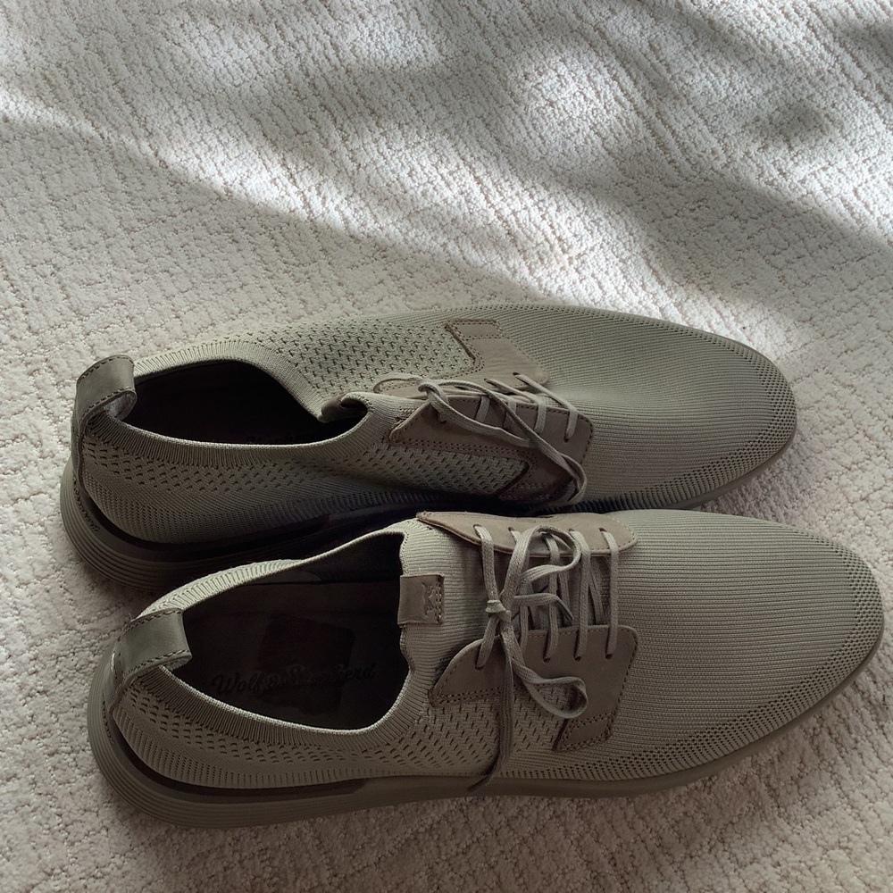 Wolf & Shepherd Taupe Super Comfort Dress Shoes - Picture 8 of 12